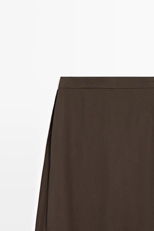 Брюки-юбка на запах из шелковой ткани- Заказать в России