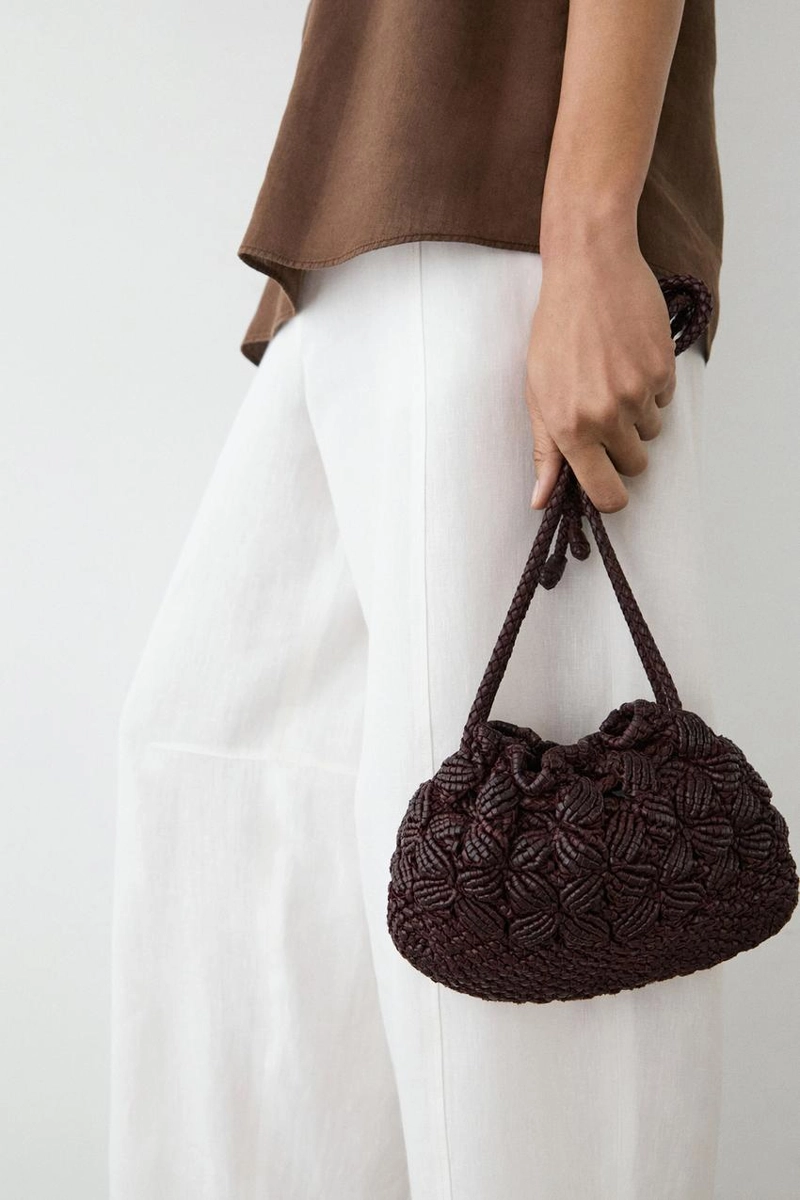 Топ на завязках из льна