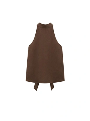 Топ на завязках из льна- Заказать в России