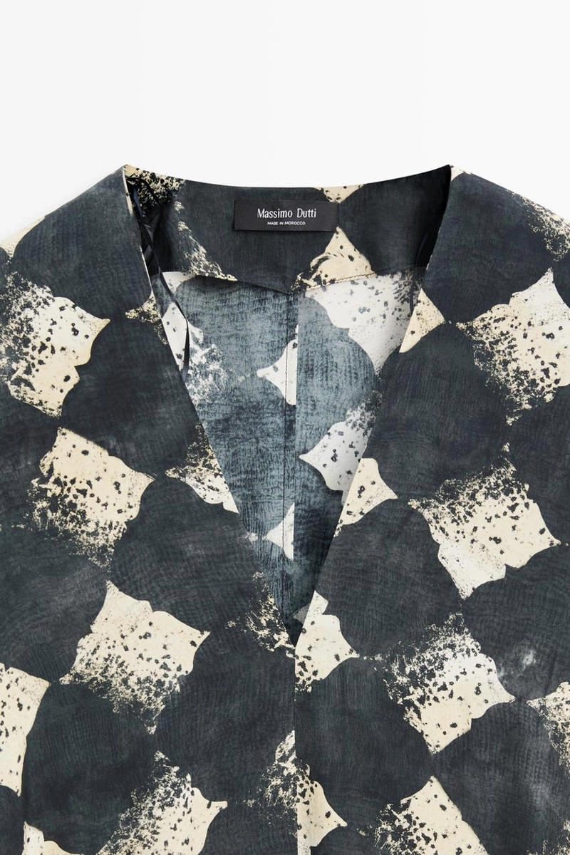 Платье с поясом на запах