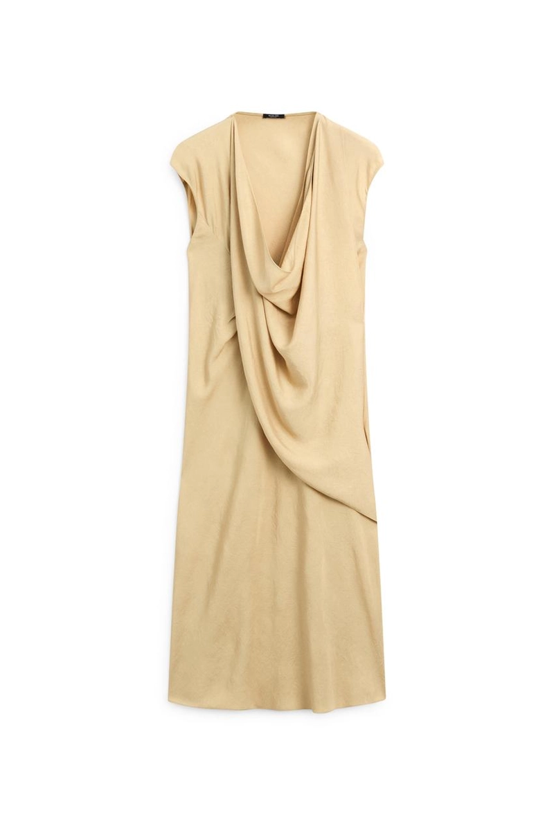 Платье миди с драпировкой - limited edition