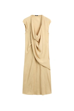 Платье миди с драпировкой - limited edition- Заказать в России