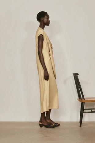 Платье миди с драпировкой - limited edition- Заказать в России