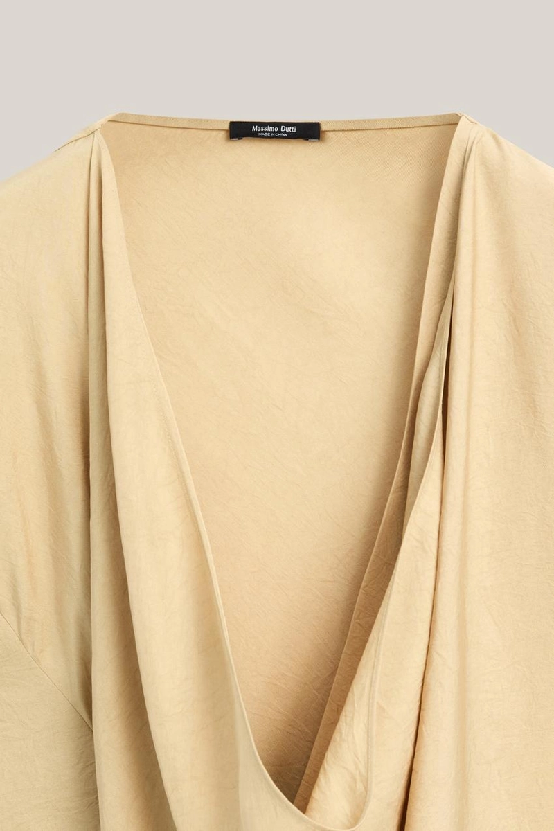 Платье миди с драпировкой - limited edition