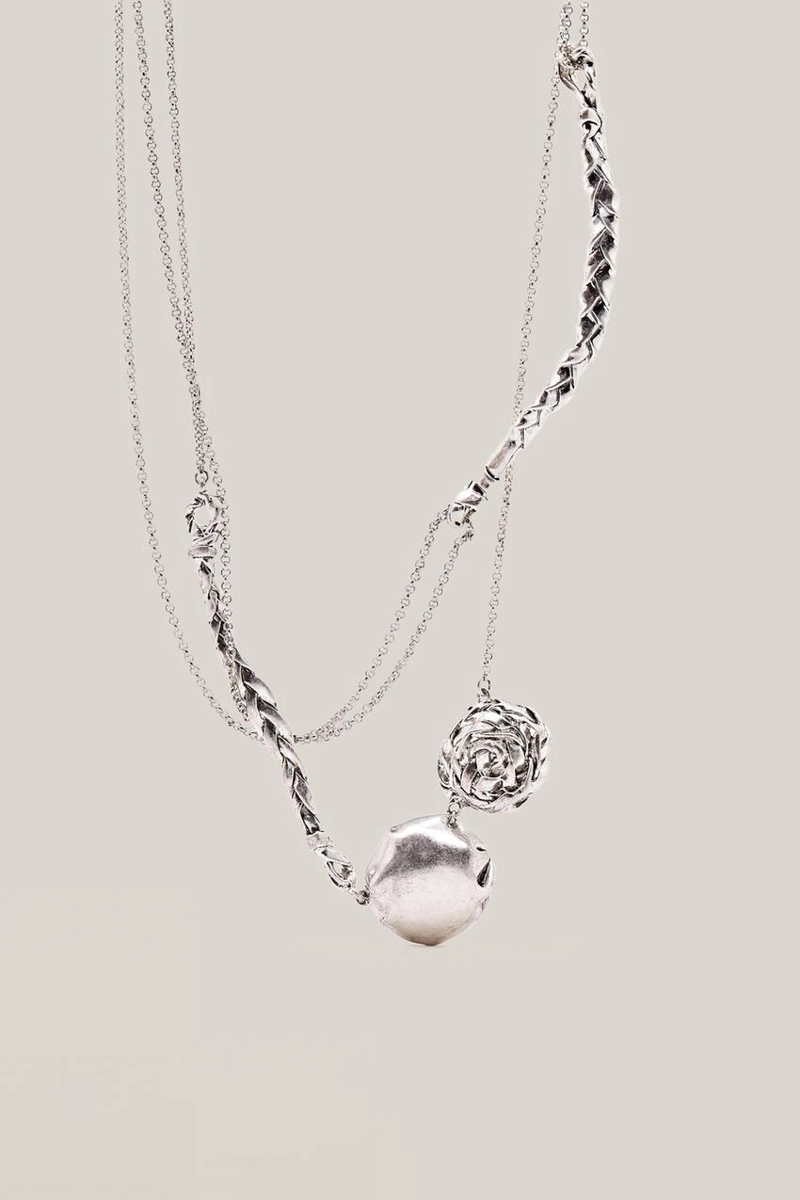 Длинное многофункциональное колье-корзинка - лимитированное издание