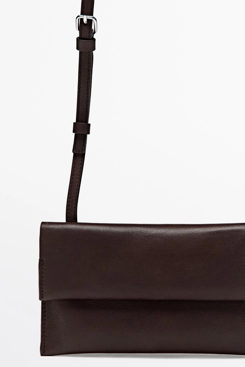 Сумка через плечо из натуральной кожи nappa