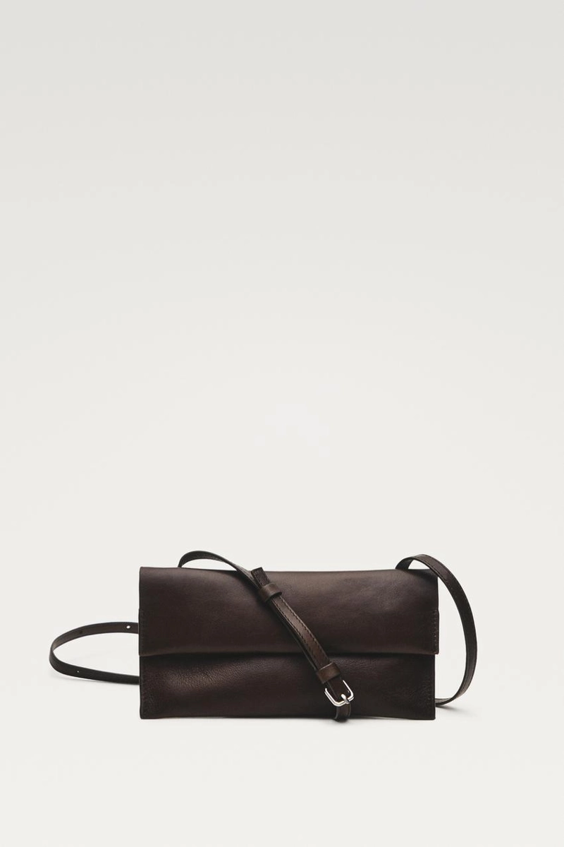 Сумка через плечо из натуральной кожи nappa