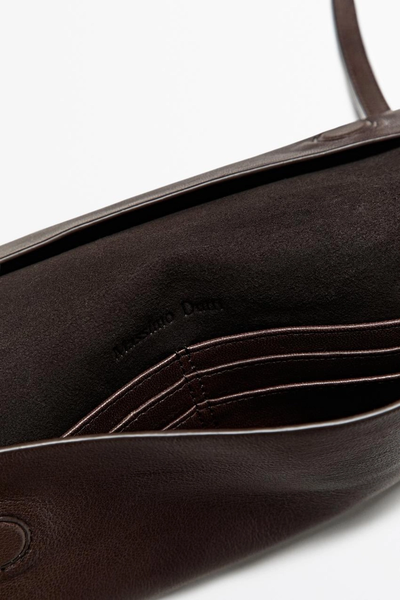 Сумка через плечо из натуральной кожи nappa