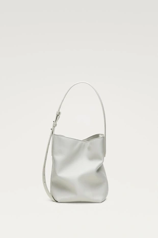 Мини-ведро из натуральной кожи наппа- Заказать в России