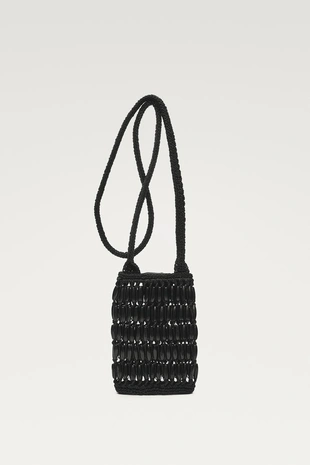 Женская сумка через плечо с деревянными деталями- Заказать в России