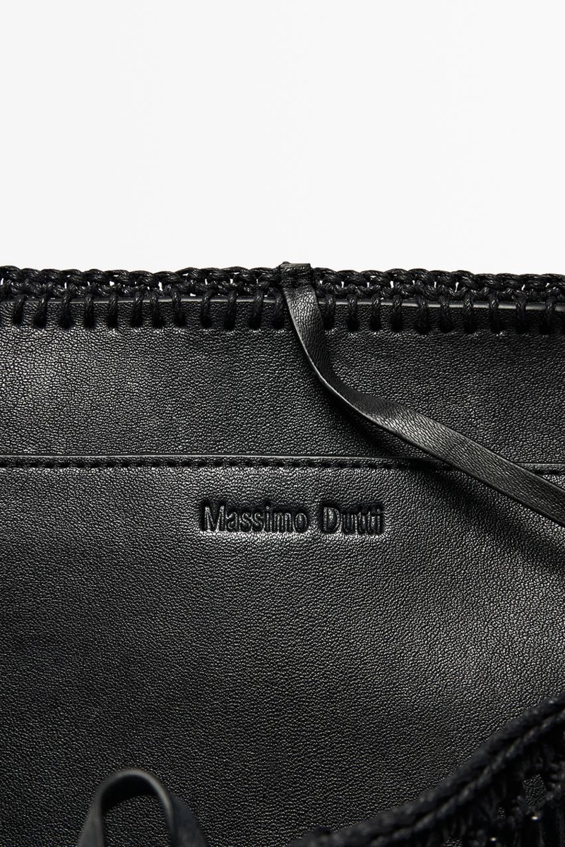 Сумка-тоут с деревянными деталями