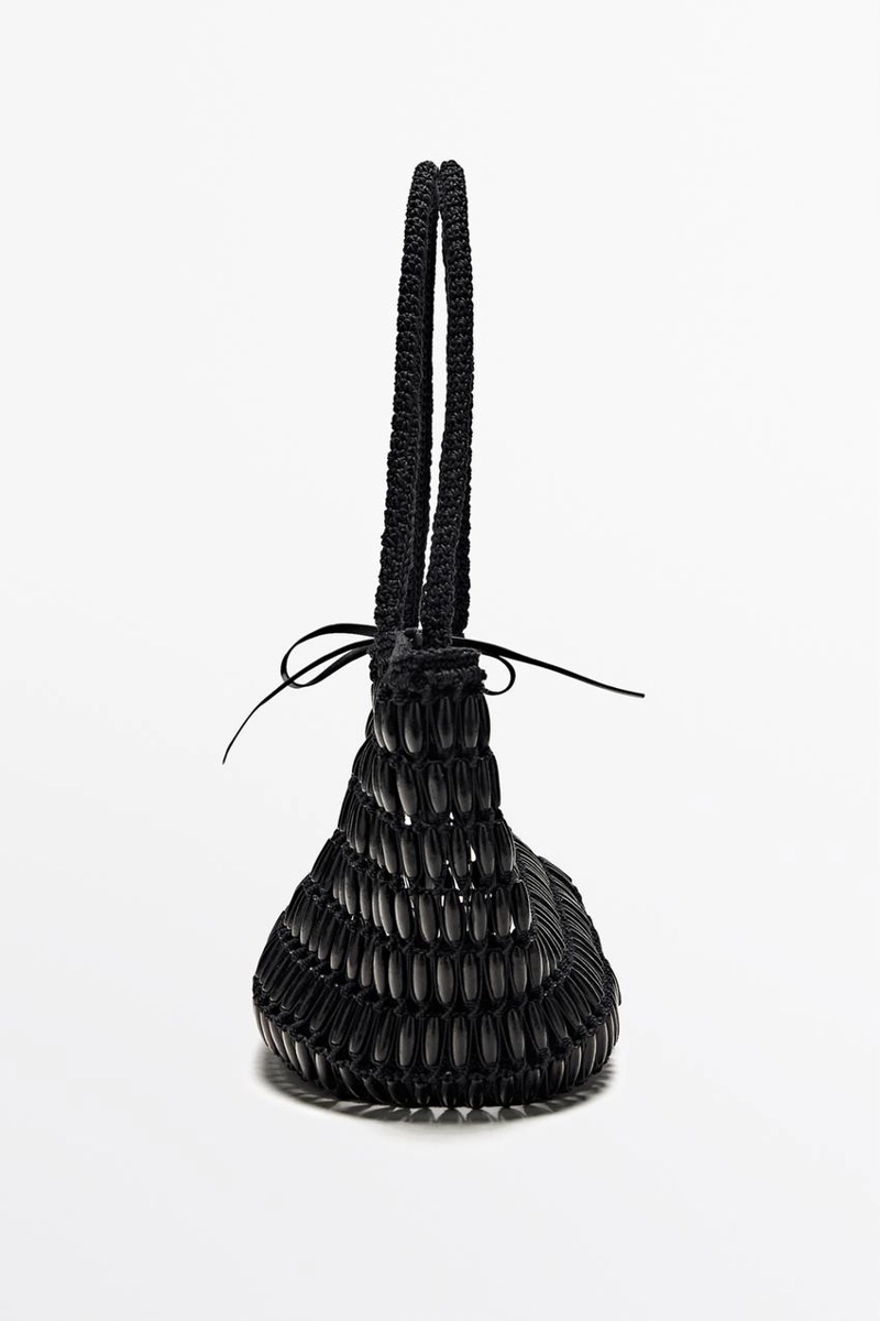 Сумка-тоут с деревянными деталями