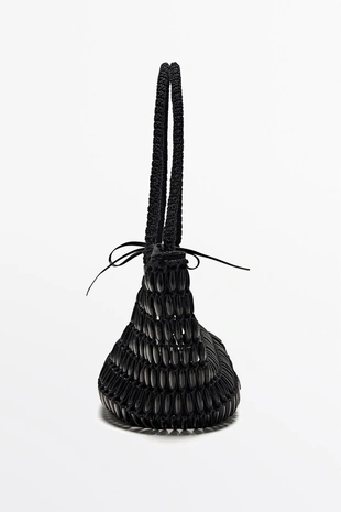 Сумка-тоут с деревянными деталями- Заказать в России