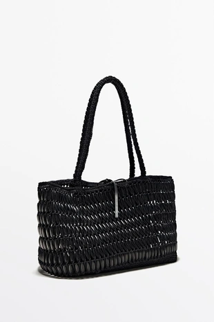 Сумка-тоут с деревянными деталями- Заказать в России