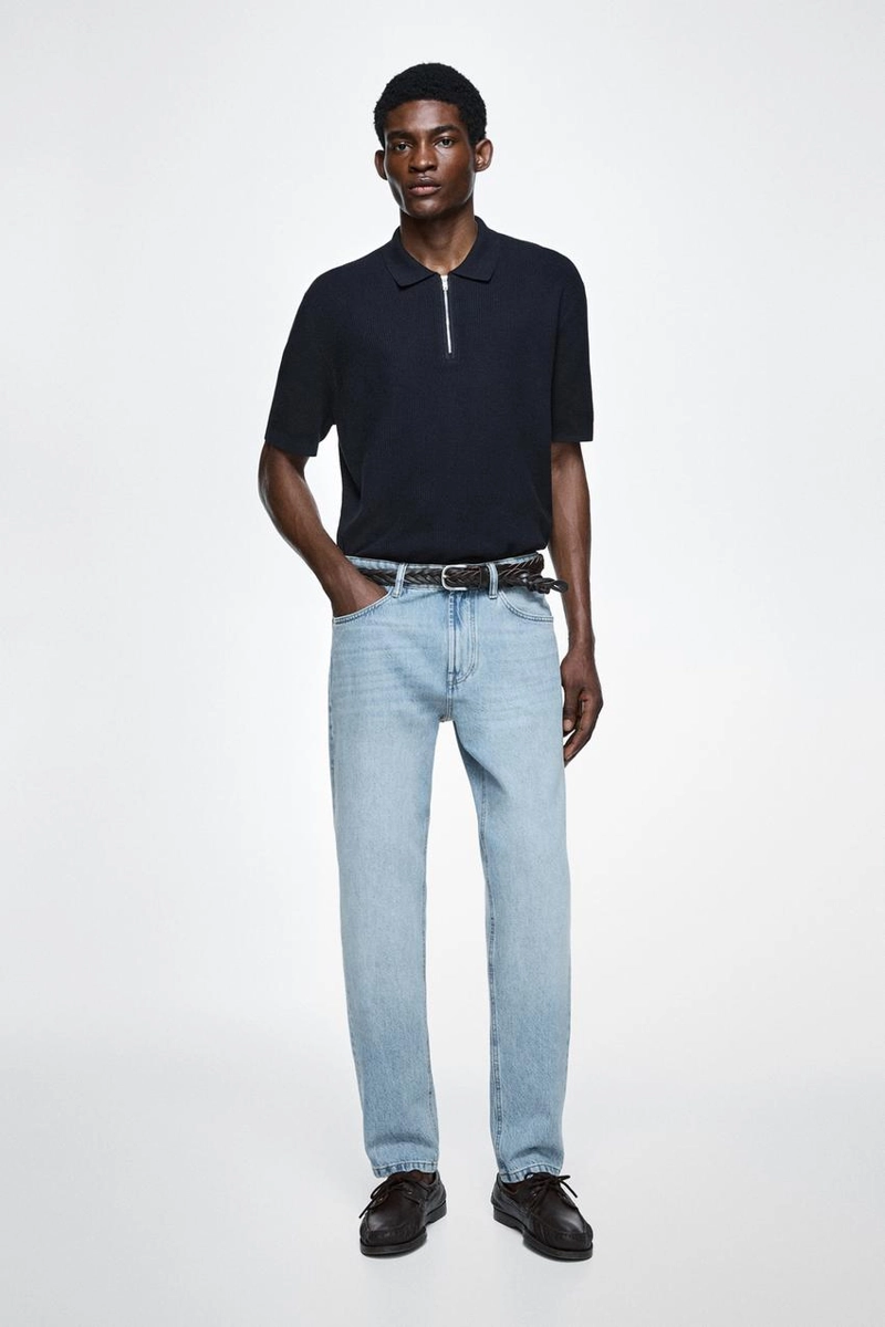 Джинсы с зауженным кроем