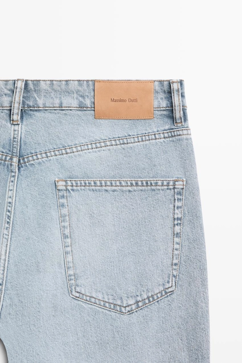 Джинсы из хлопка с зауженным кроем