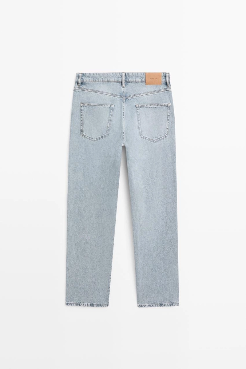 Джинсы из хлопка с зауженным кроем