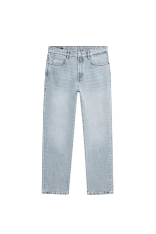 Джинсы из хлопка с зауженным кроем- Заказать в России