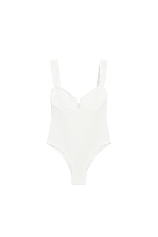 Купальник с прямым вырезом- Заказать в России