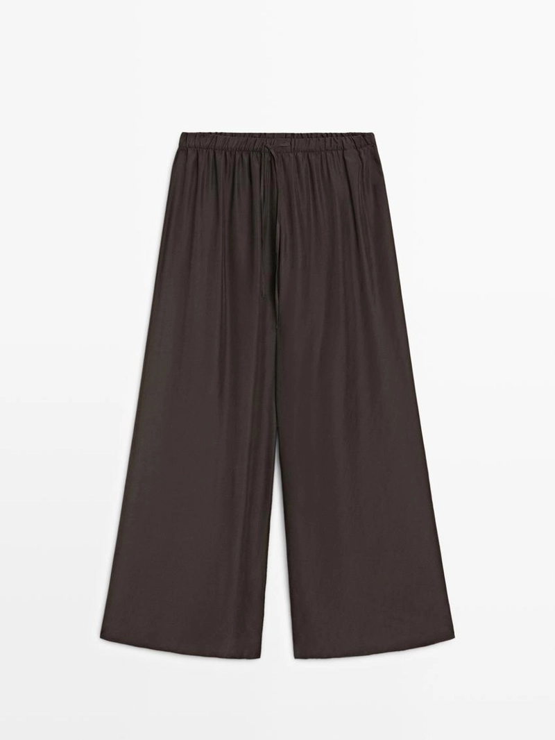 Брюки с поясом на талии - studio