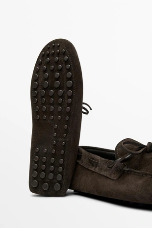 Мокасины на шнуровке из мягкой кожи ziowa- Заказать в России