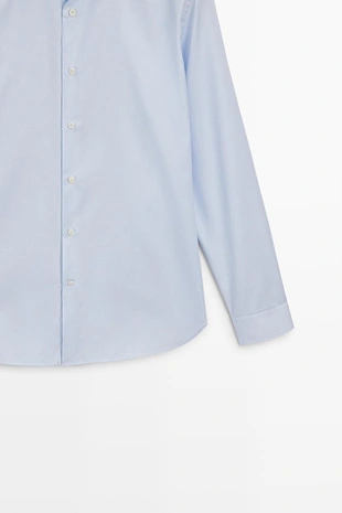 Рубашка slim fit в клетку с тонким рисунком- Заказать в России