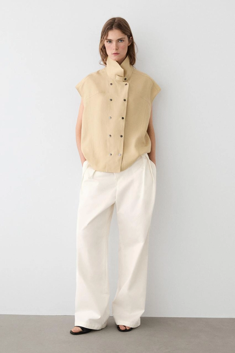 Рубашка с короткими рукавами на кнопках