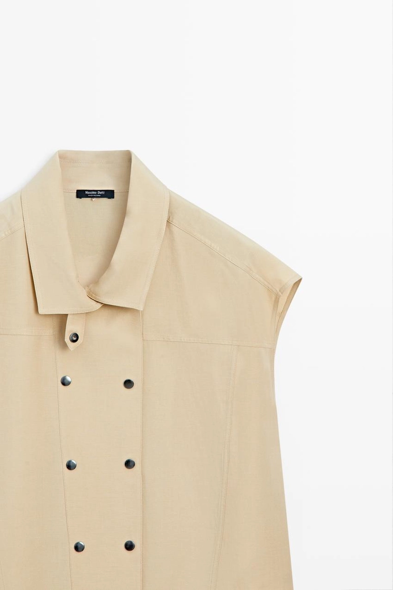 Рубашка с короткими рукавами на кнопках