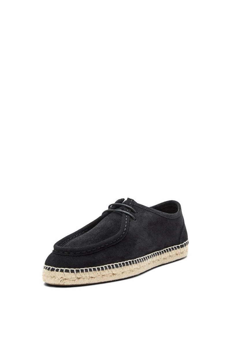 Туфли из разделанной кожи с током 