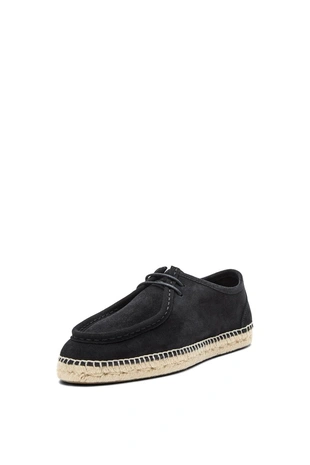 Туфли из разделанной кожи с током 