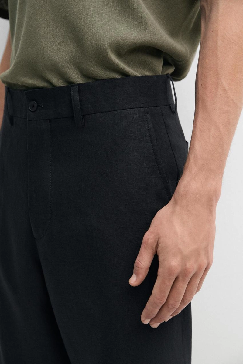 Брюки для костюма tailored fit из 100% льна