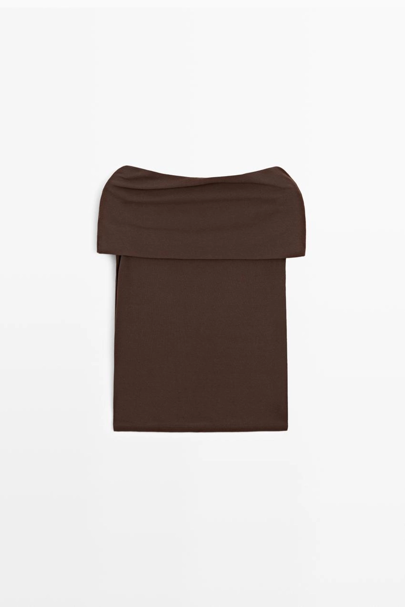 Блуза на завязках из хлопка