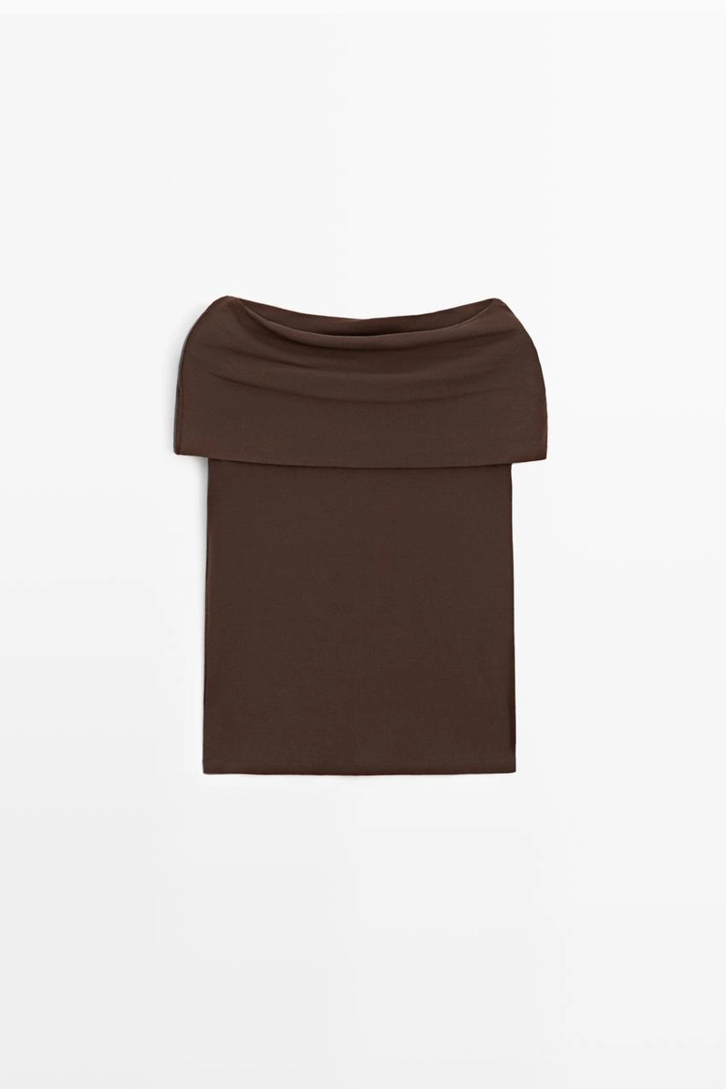 Блуза на завязках из хлопка