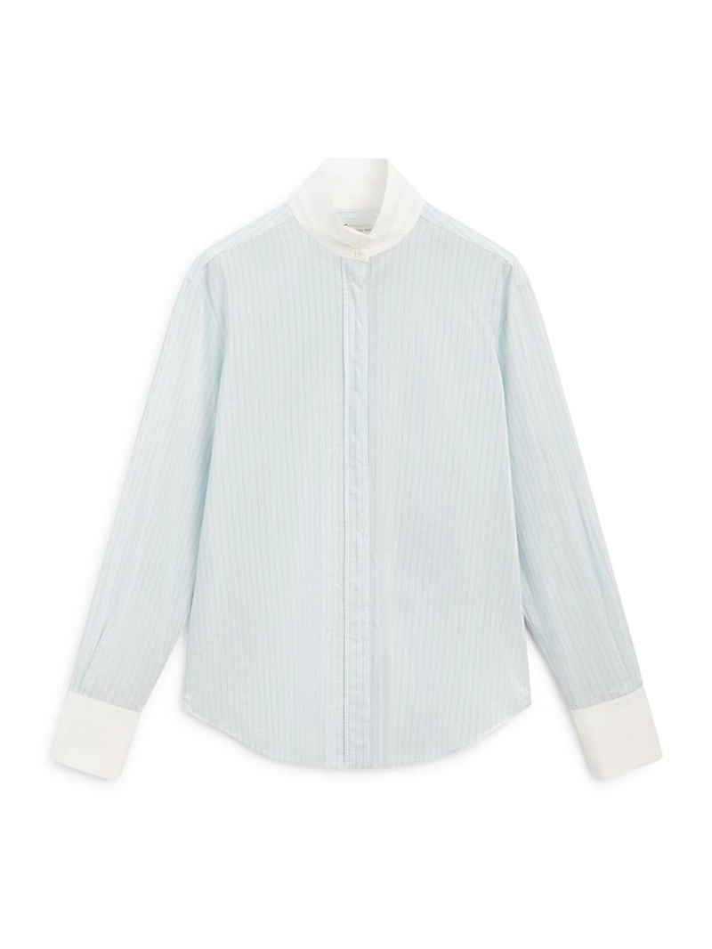 Рубашка с контрастными полосками - studio