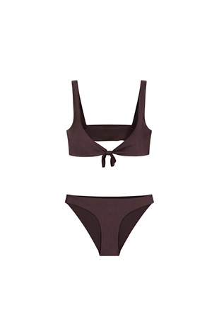 Блестящий бикини топ- Заказать в России