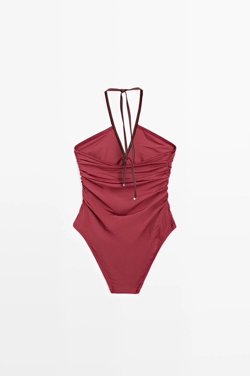 Купальник с контрастными деталями