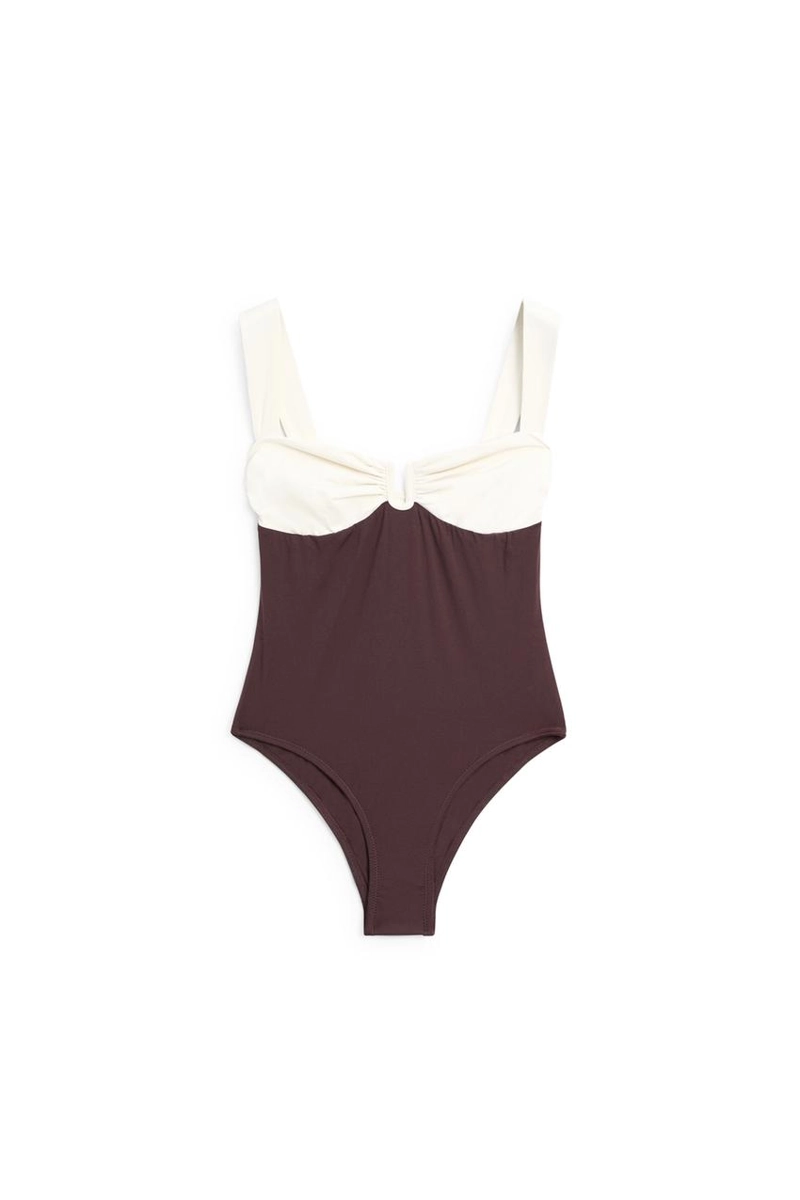 Купальник с деталями в стиле massimo dutti