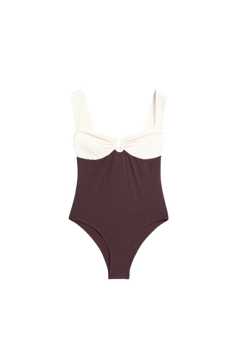 Купальник с деталями в стиле massimo dutti