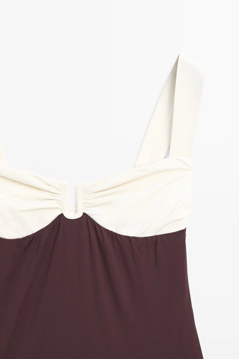 Купальник с деталями в стиле massimo dutti