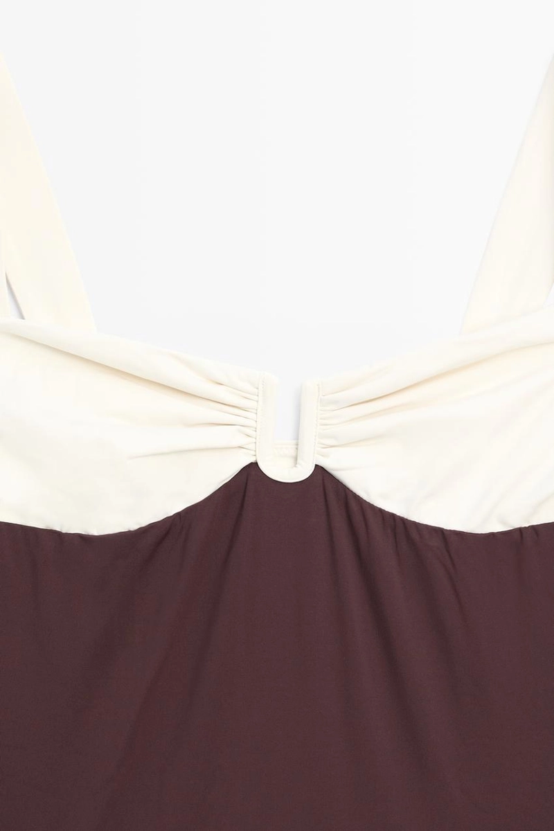 Купальник с деталями в стиле massimo dutti