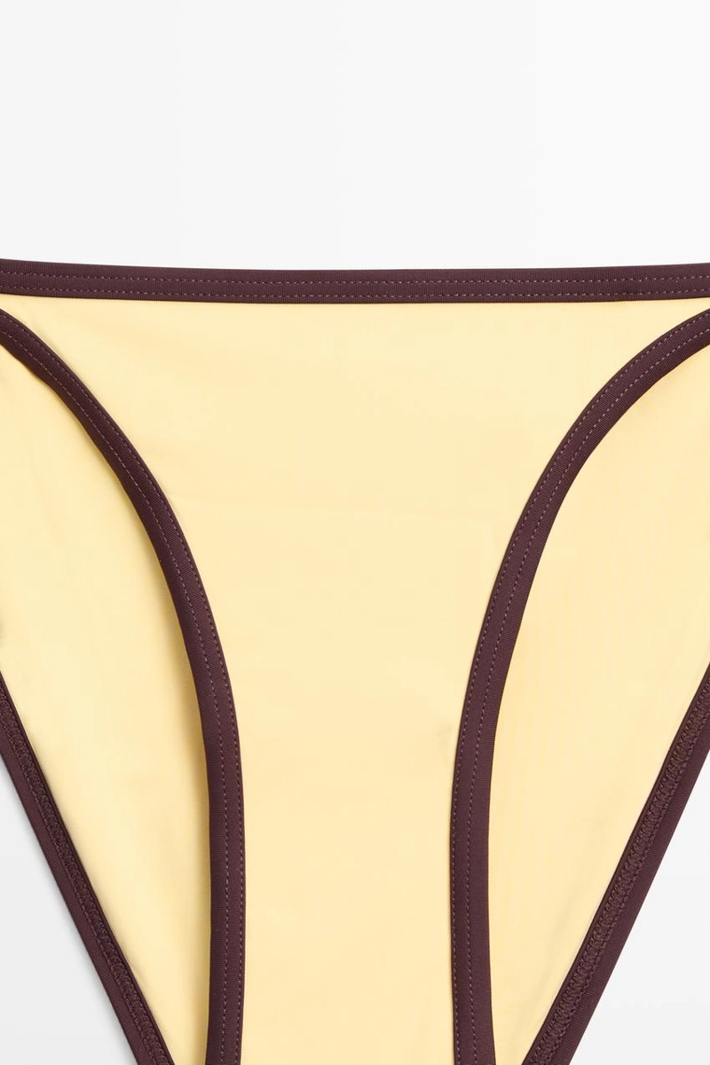 Трусы для бикини с контрастным цветом