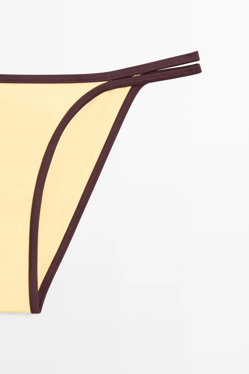 Трусы для бикини с контрастным цветом