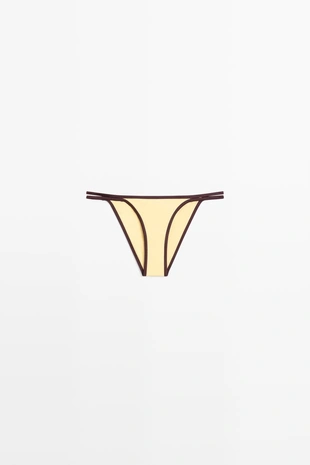 Трусы для бикини с контрастным цветом- Заказать в России