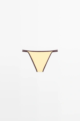 Трусы для бикини с контрастным цветом- Заказать в России
