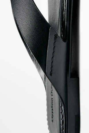 Шлепанцы из натуральной кожи- Заказать в России