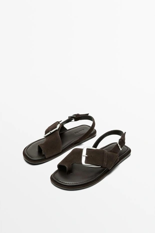 Шлепанцы с металлической пряжкой- Заказать в России