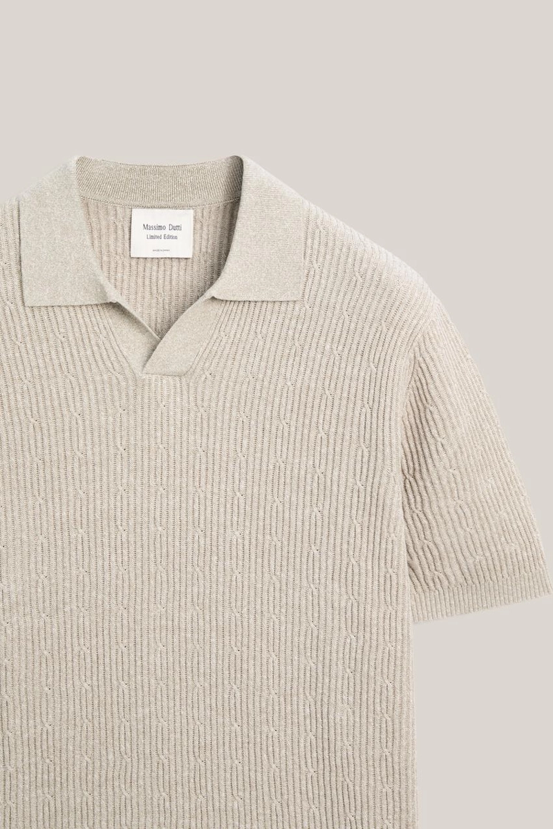 Поло свитер в стиле аранского плетения - лимитированная коллекция