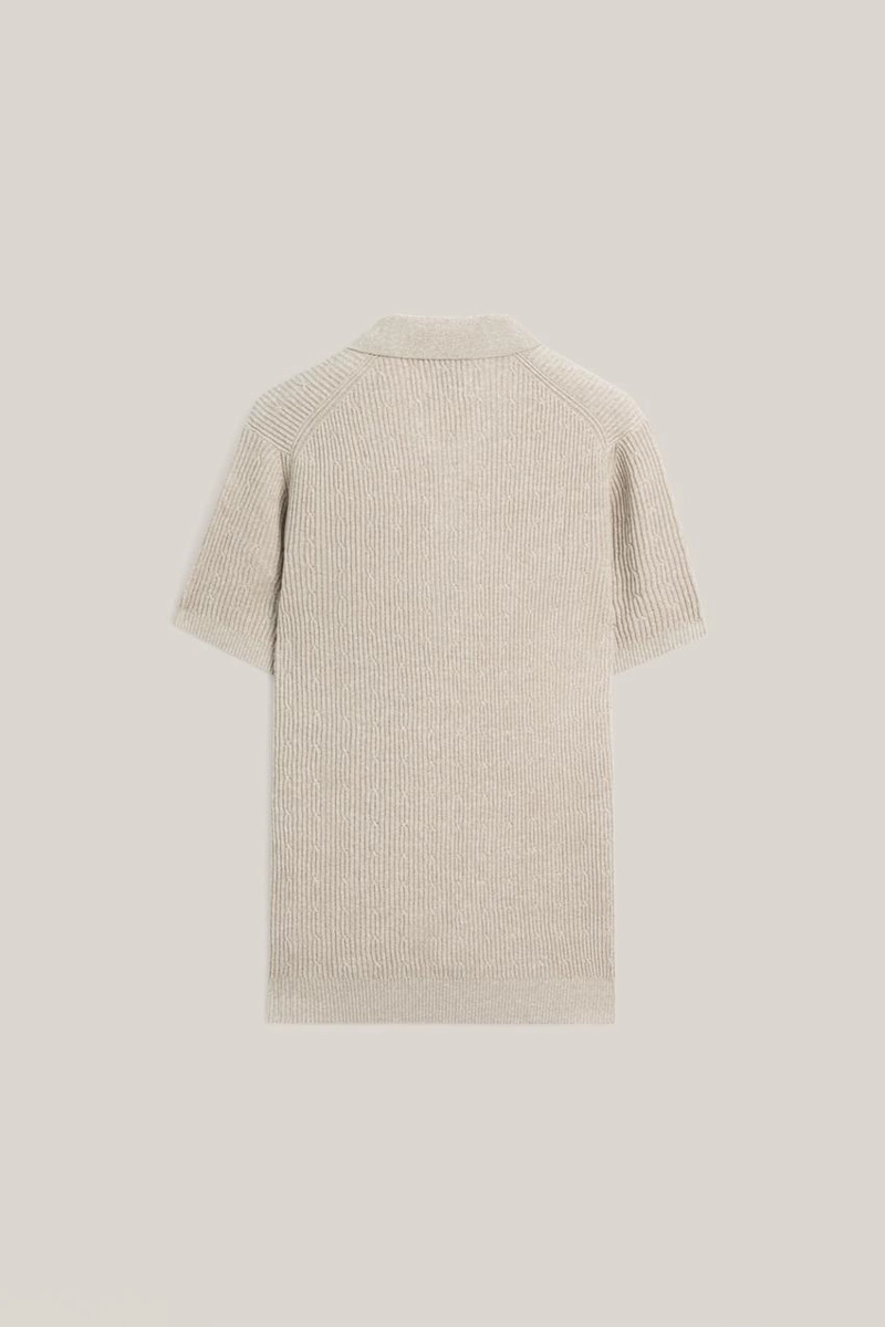 Поло свитер в стиле аранского плетения - лимитированная коллекция