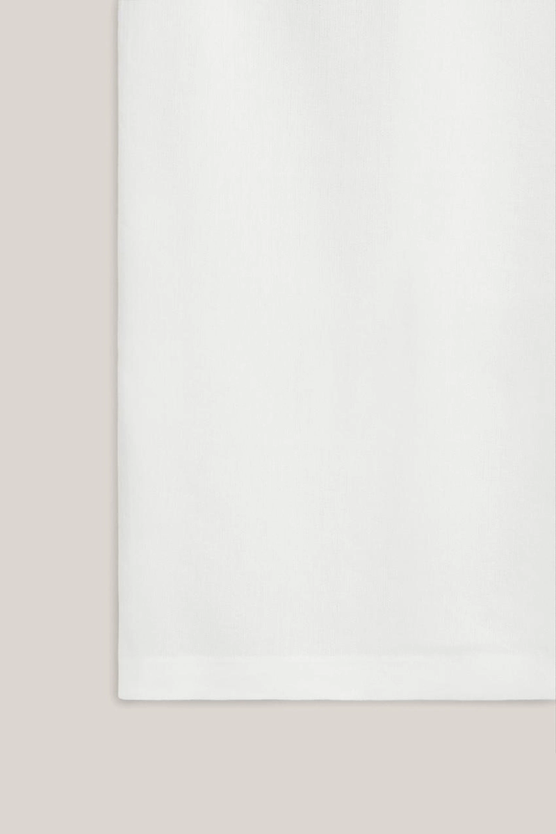 Юбка-миди прямого кроя из льняной смеси - limited edition