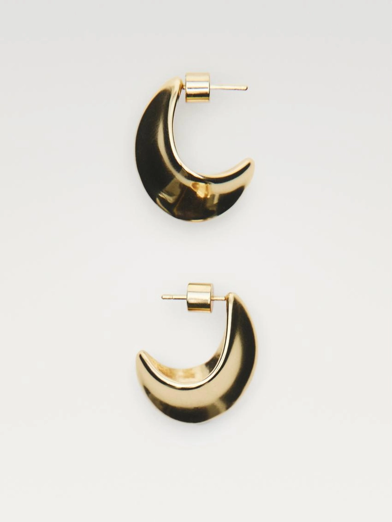 Серьги moon hoop